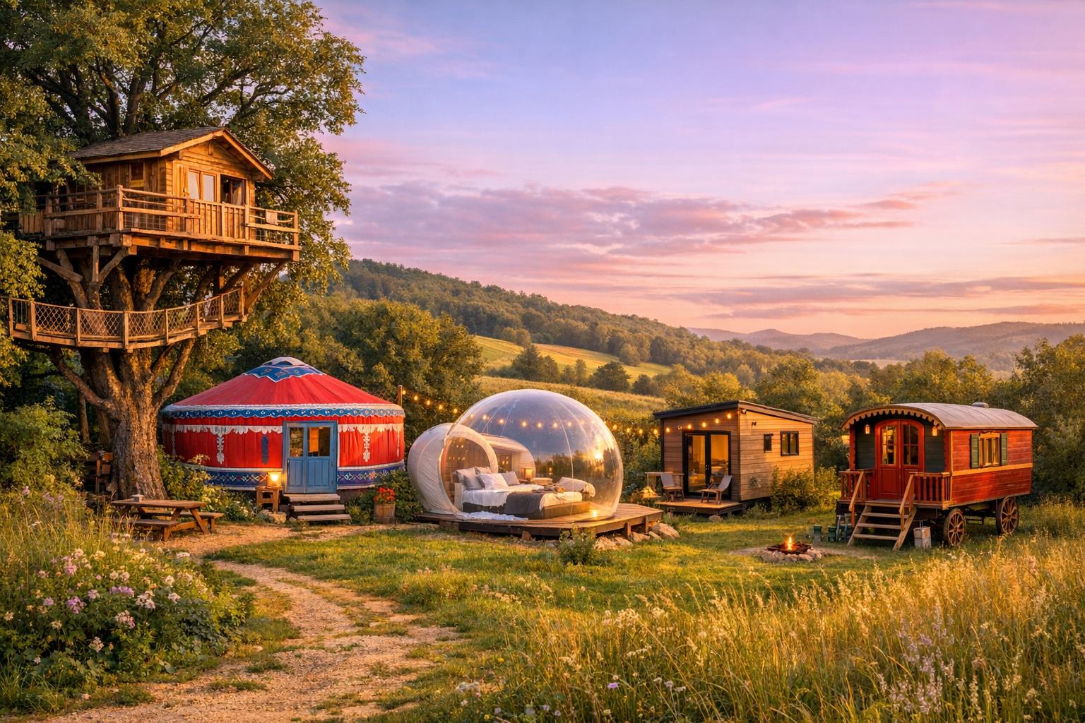 camping insolite pas cher en france nos meilleures idées