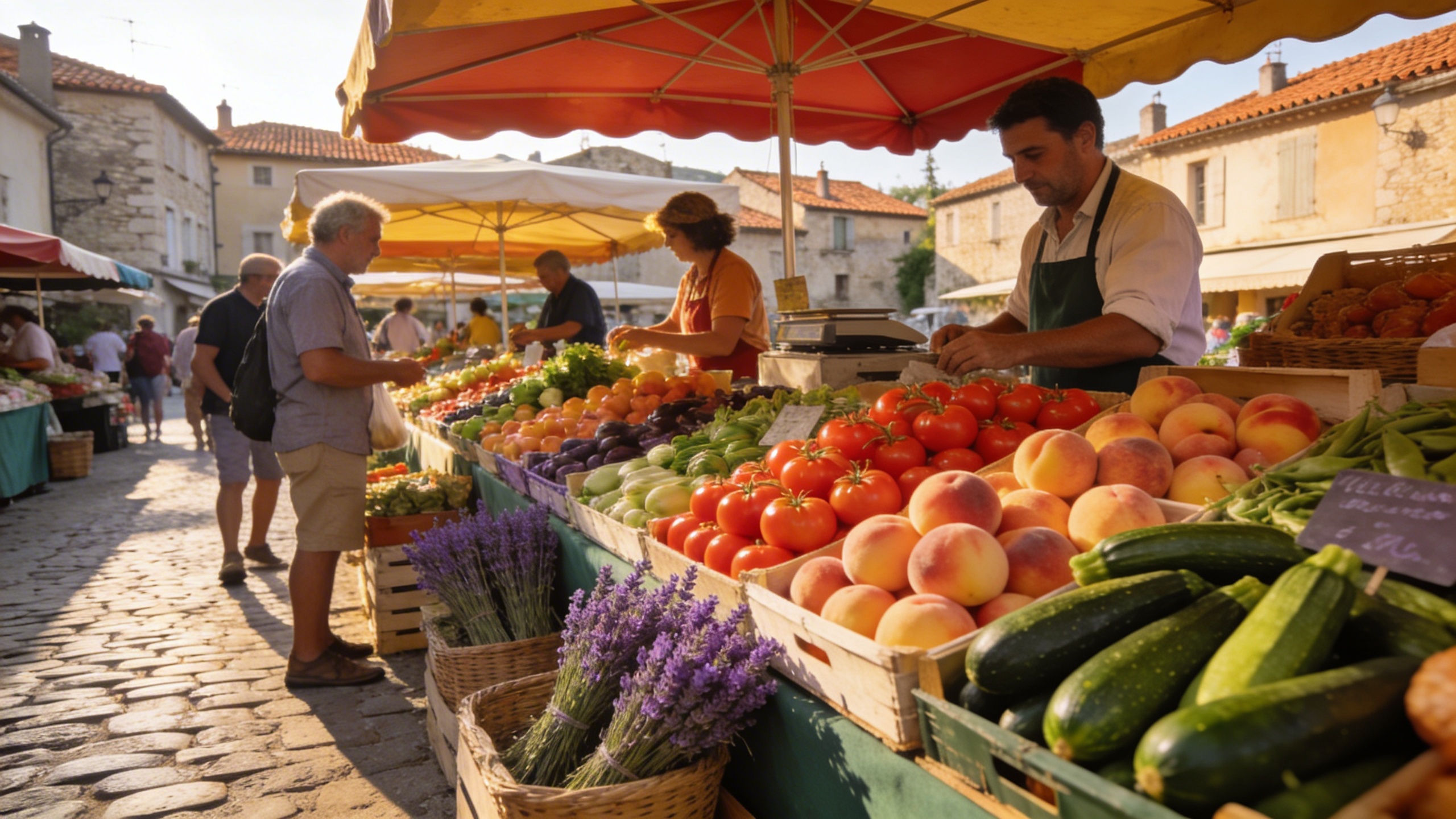 marchés provence fruits légumes