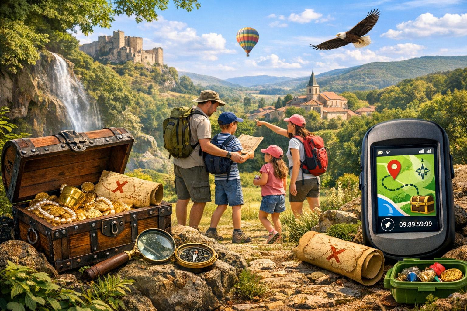 geocaching france vacances famille